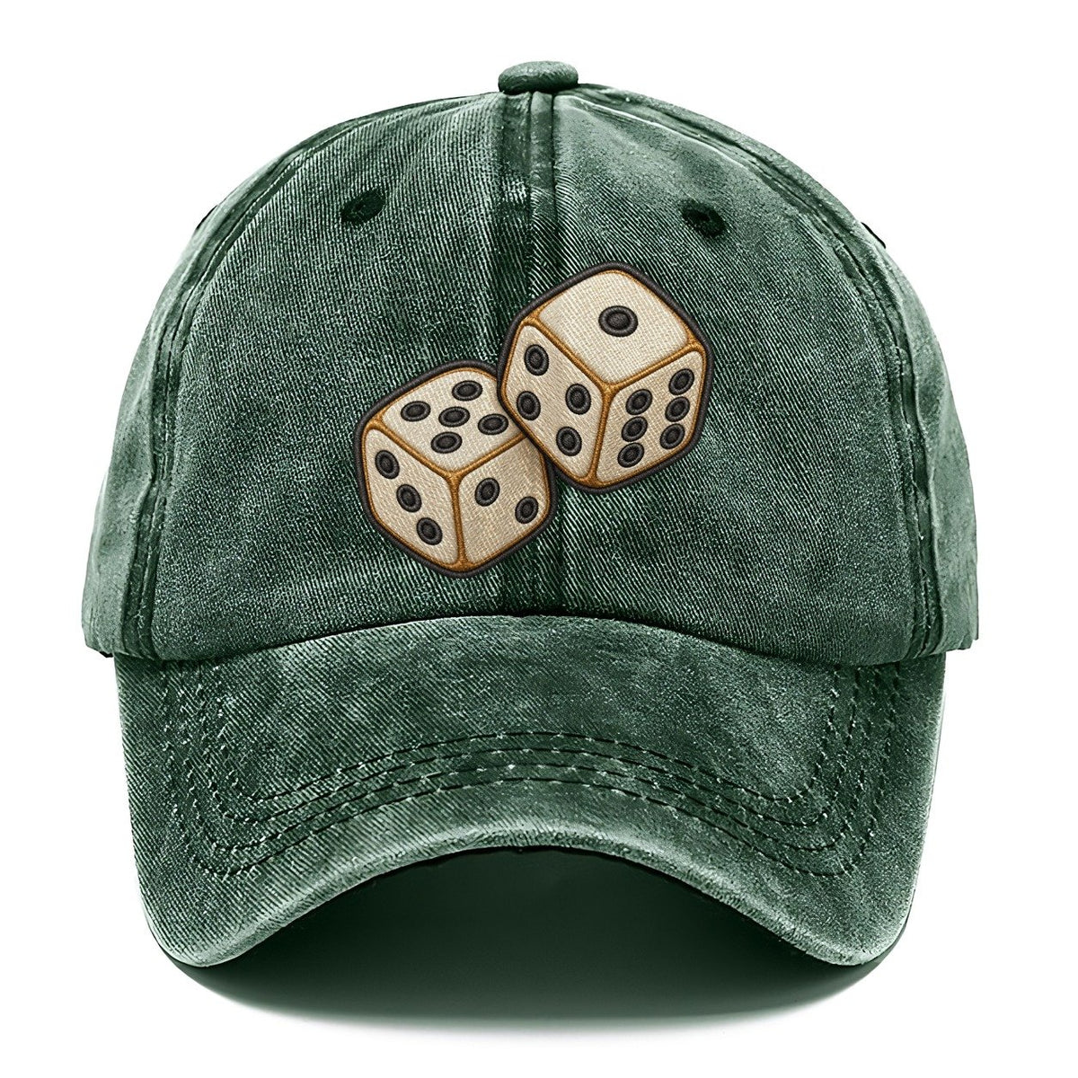 Pair Of Tumbling Dice Board Games Classic Cap – Forest Mist