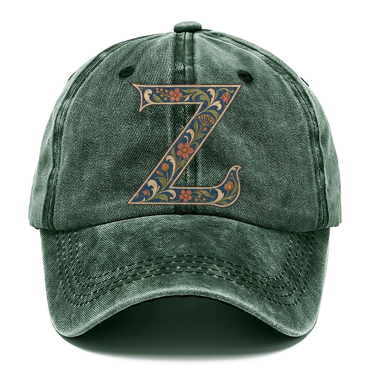 Wildflower Z Monogram Classic Cap – Forest Mist