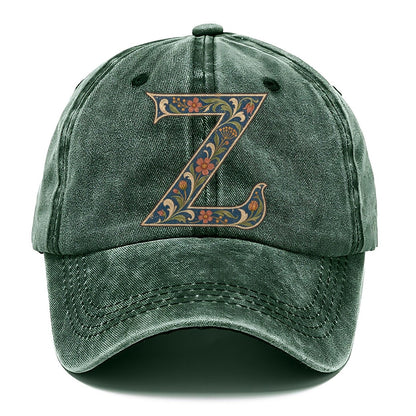 Wildflower Z Monogram Classic Cap – Forest Mist