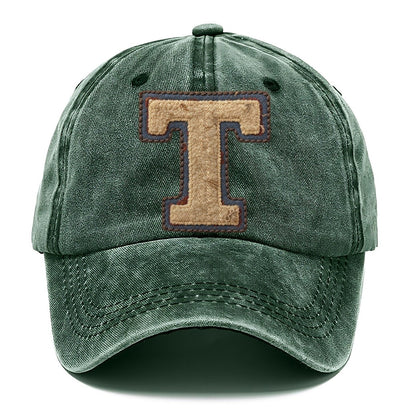 Varsity Chenille T Monogram Classic Cap – Forest Mist
