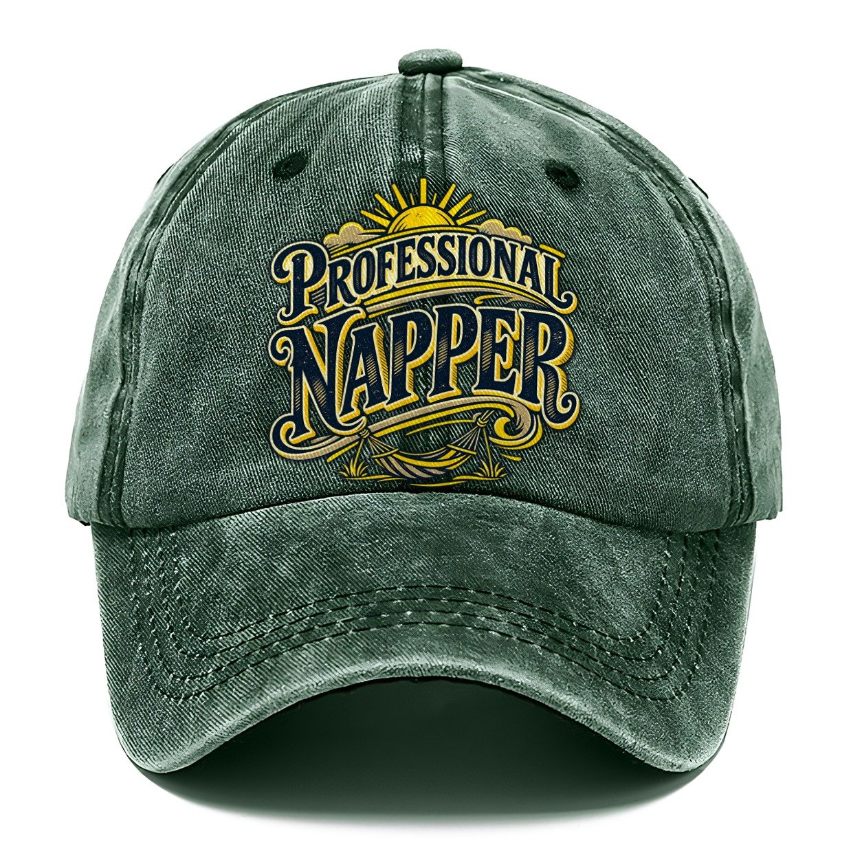 Professional Napper Retired Living Classic Cap – Forest Mist