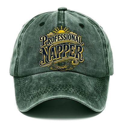 Professional Napper Retired Living Classic Cap – Forest Mist