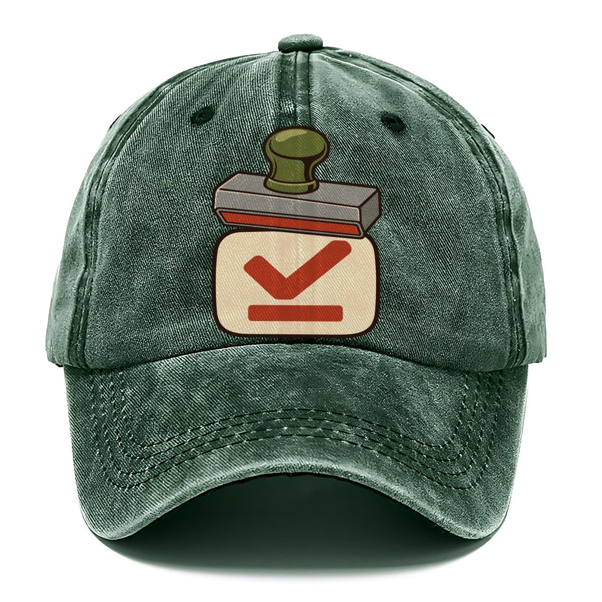 Stamp And Impression Geocaching Classic Cap – Forest Mist