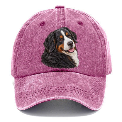 Bernese Over Shoulder Welcome Pastimes Companions Classic Cap – Dusty Rose