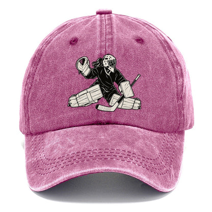 Female Hockey Goalie Classic Cap – Dusty Rose