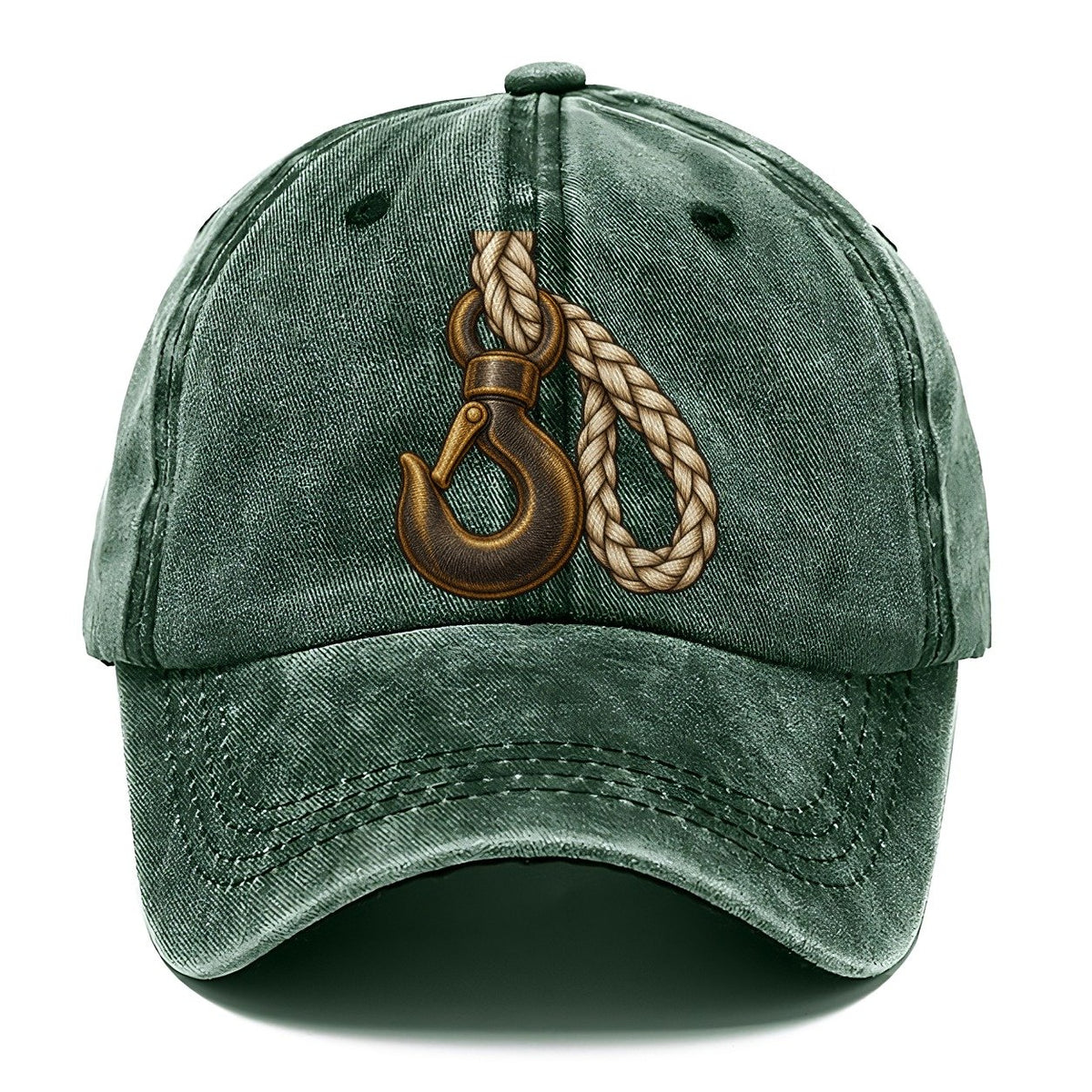 Winch Hook And Steel Cable Off Roading And Overlanding Classic Cap – Forest Mist