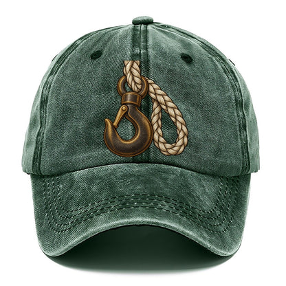 Winch Hook And Steel Cable Off Roading And Overlanding Classic Cap – Forest Mist