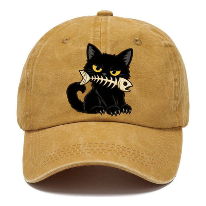 Black Cat Fish Bone Fan Favorites Classic Cap – Golden Harvest