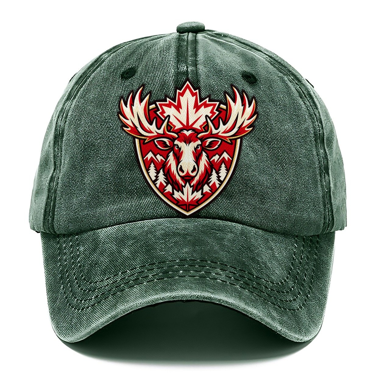 Canada Minimal Emblem Country Logos Classic Cap – Forest Mist