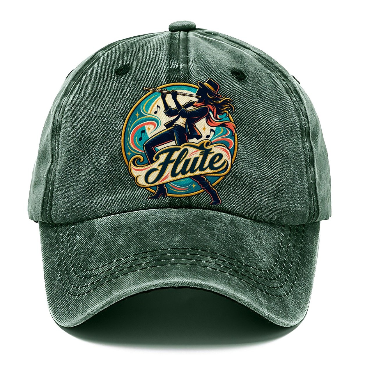 Flute Crest Music Instruments Classic Cap – Forest Mist