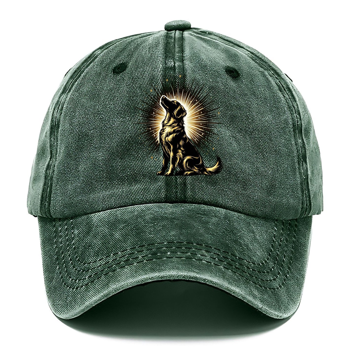 Golden Retriever Sunburst Classic Cap – Forest Mist