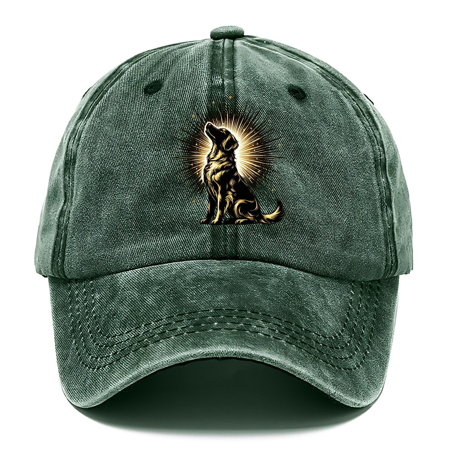 Golden Retriever Sunburst Classic Cap – Forest Mist
