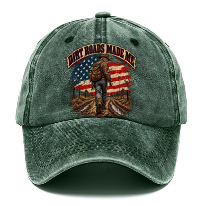 Dirt Roads Made Me Old Man Strong Classic Cap – Forest Mist
