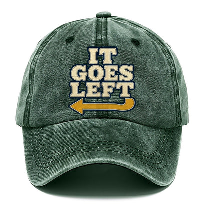 It Goes Left Rock Climbing Classic Cap – Forest Mist