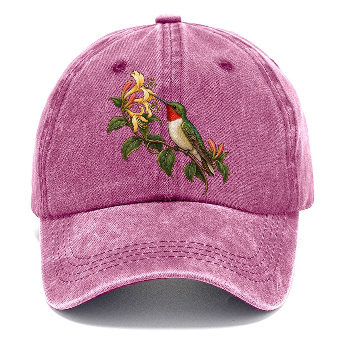Hummingbird Honeysuckle Reach Character Club Classic Cap – Dusty Rose