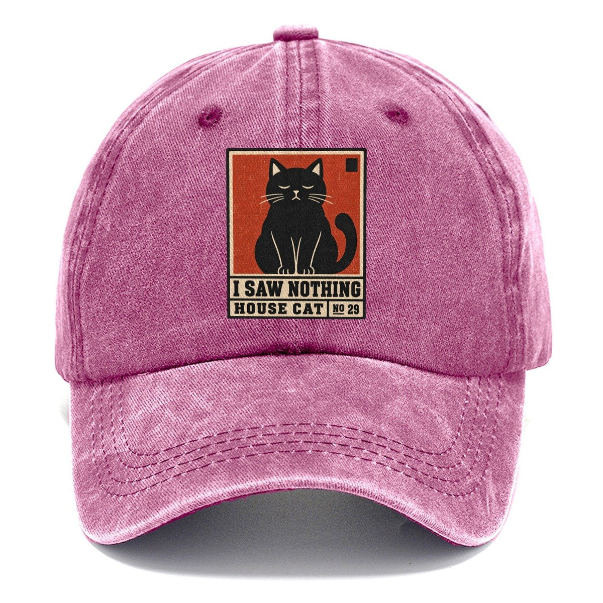 I Saw Nothing Neko Says No Classic Cap – Dusty Rose