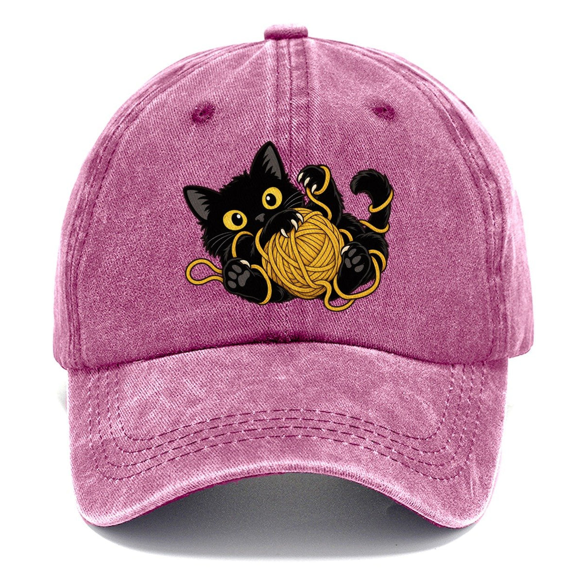 Black Cat Yarn Tangle Fan Favorites Classic Cap – Dusty Rose