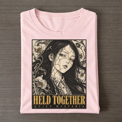 Held Together Quiet Hysteria Classic T-shirt – Pink