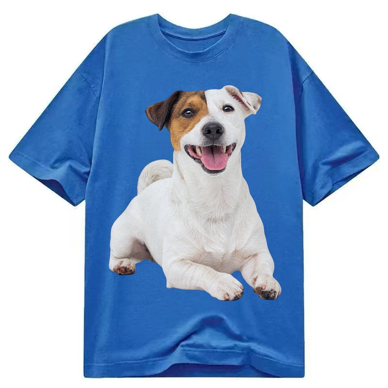 Jack Russell Terrier Dog Classic T-shirt – Blue