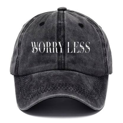 Worry Less Sorry Less Split Feelings Classic Cap – Graphite