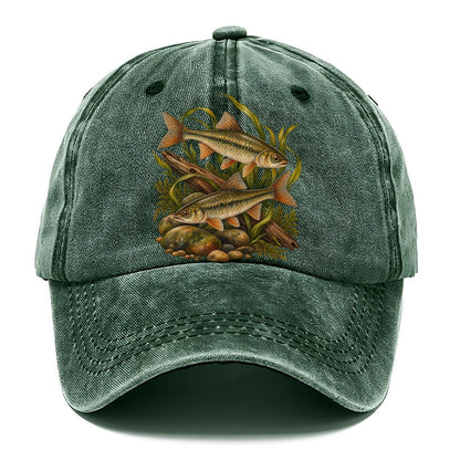 Chub Minnow Plate Fishing Club Classic Cap – Forest Mist