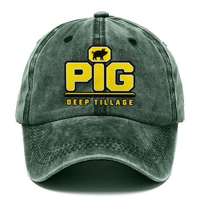 Pig Deep Tillage Heavy Duty Classic Cap – Forest Mist