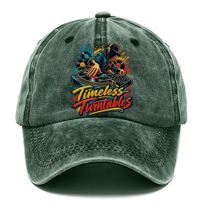 Timeless Turntables Music Instruments Classic Cap – Forest Mist