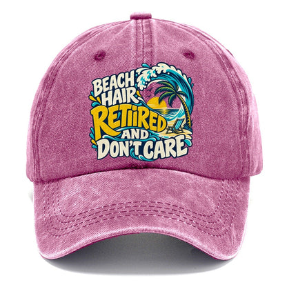 Beach Hair Retired And Don't Care Coastal Living Classic Cap – Dusty Rose