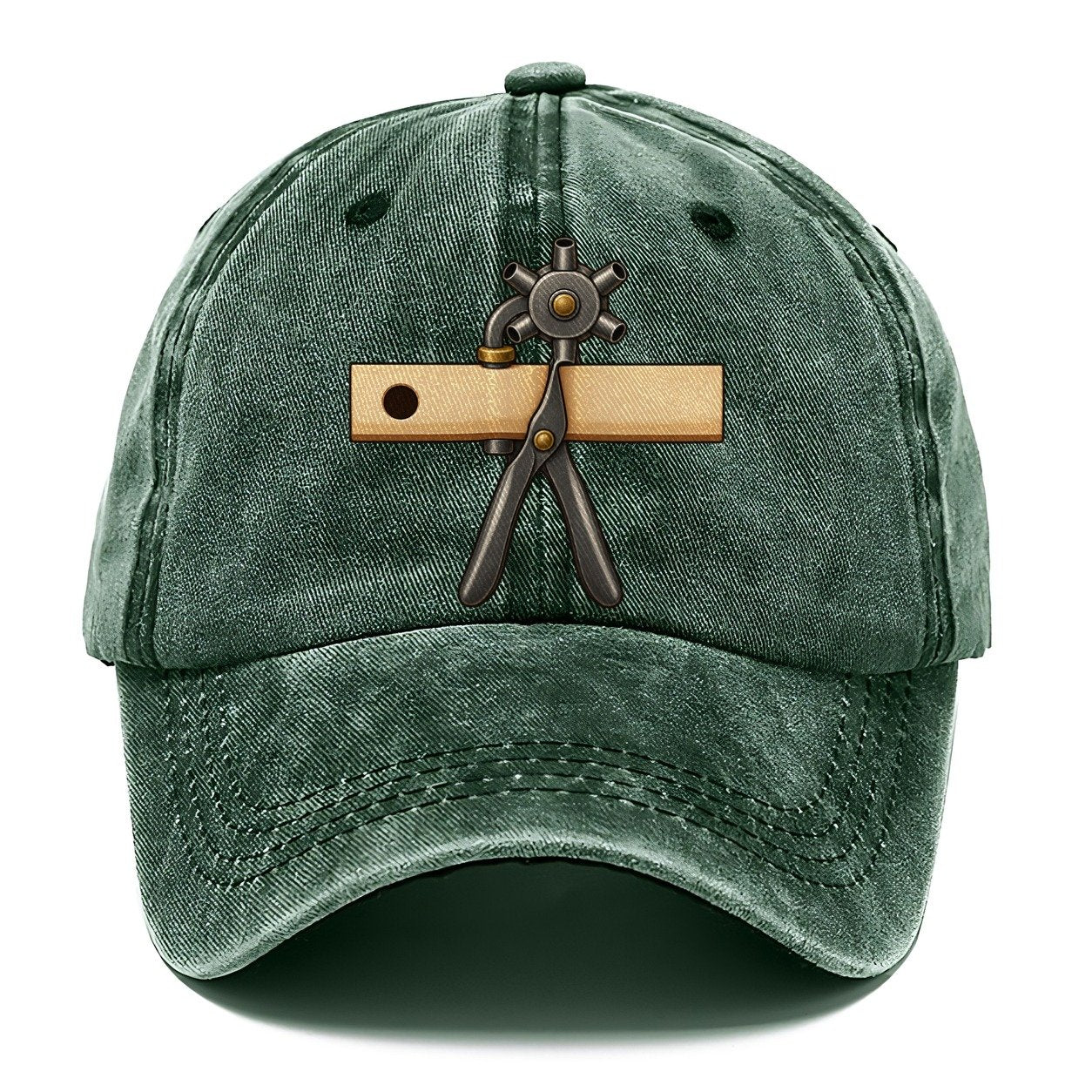 Punch And Strap Leathercraft Classic Cap – Forest Mist