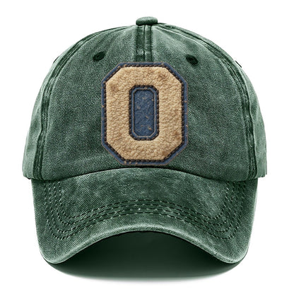 Varsity Chenille O Monogram Classic Cap – Forest Mist