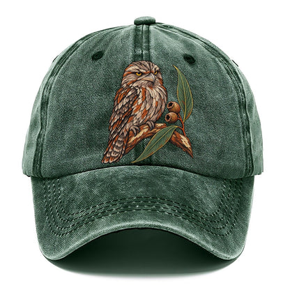 Tawny Frogmouth And Gum Nuts Australia Cultural Icons Classic Cap – Forest Mist
