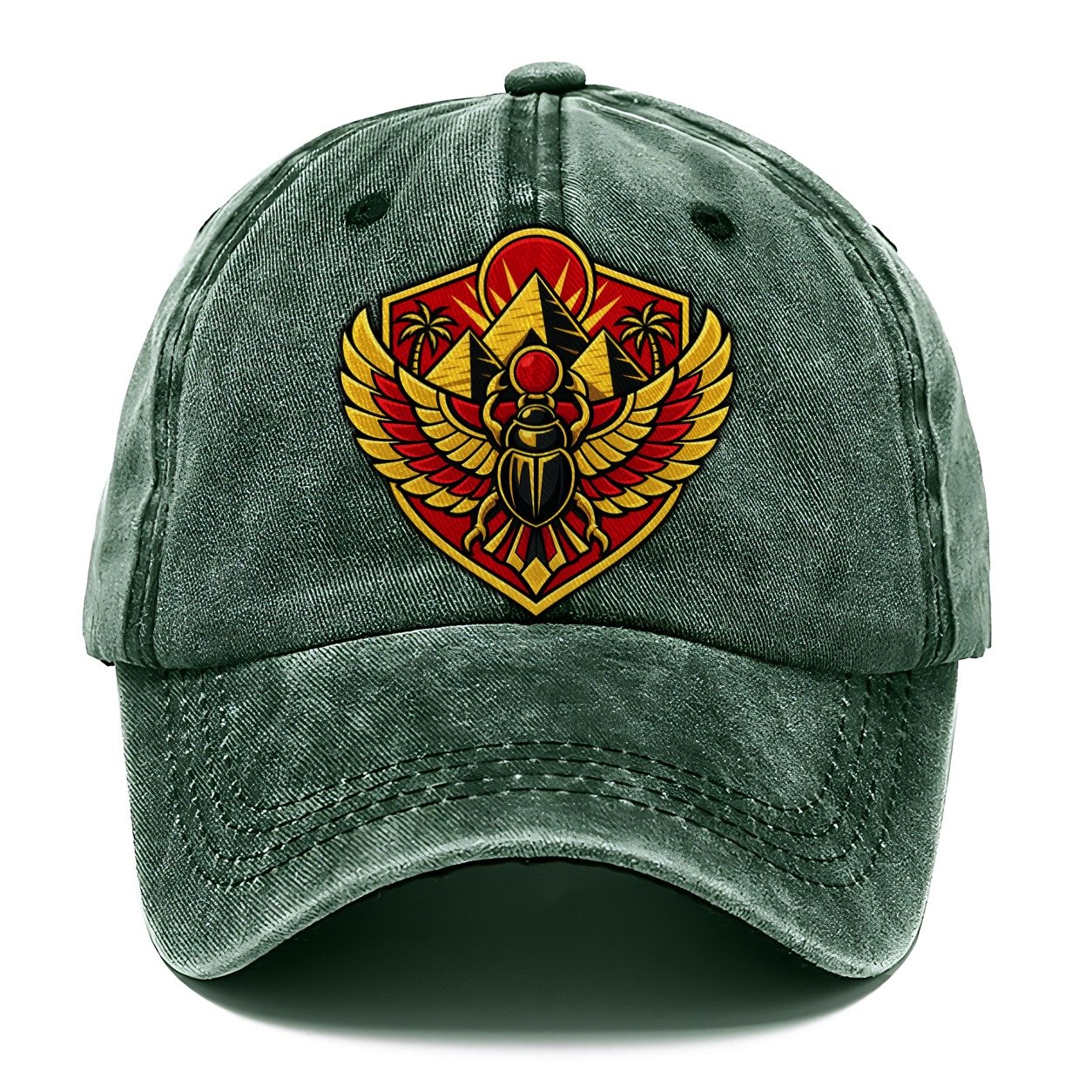 Egypt Minimal Emblem Country Logos Classic Cap – Forest Mist
