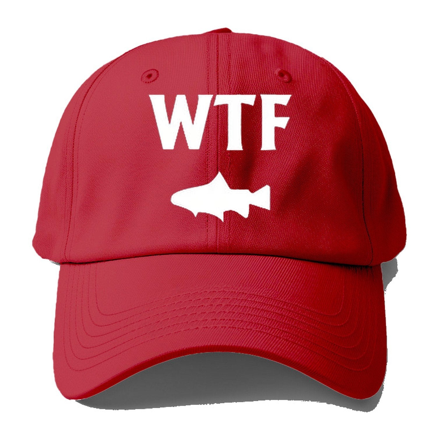 Wtf Wheres The Fish Baseball Cap – Red