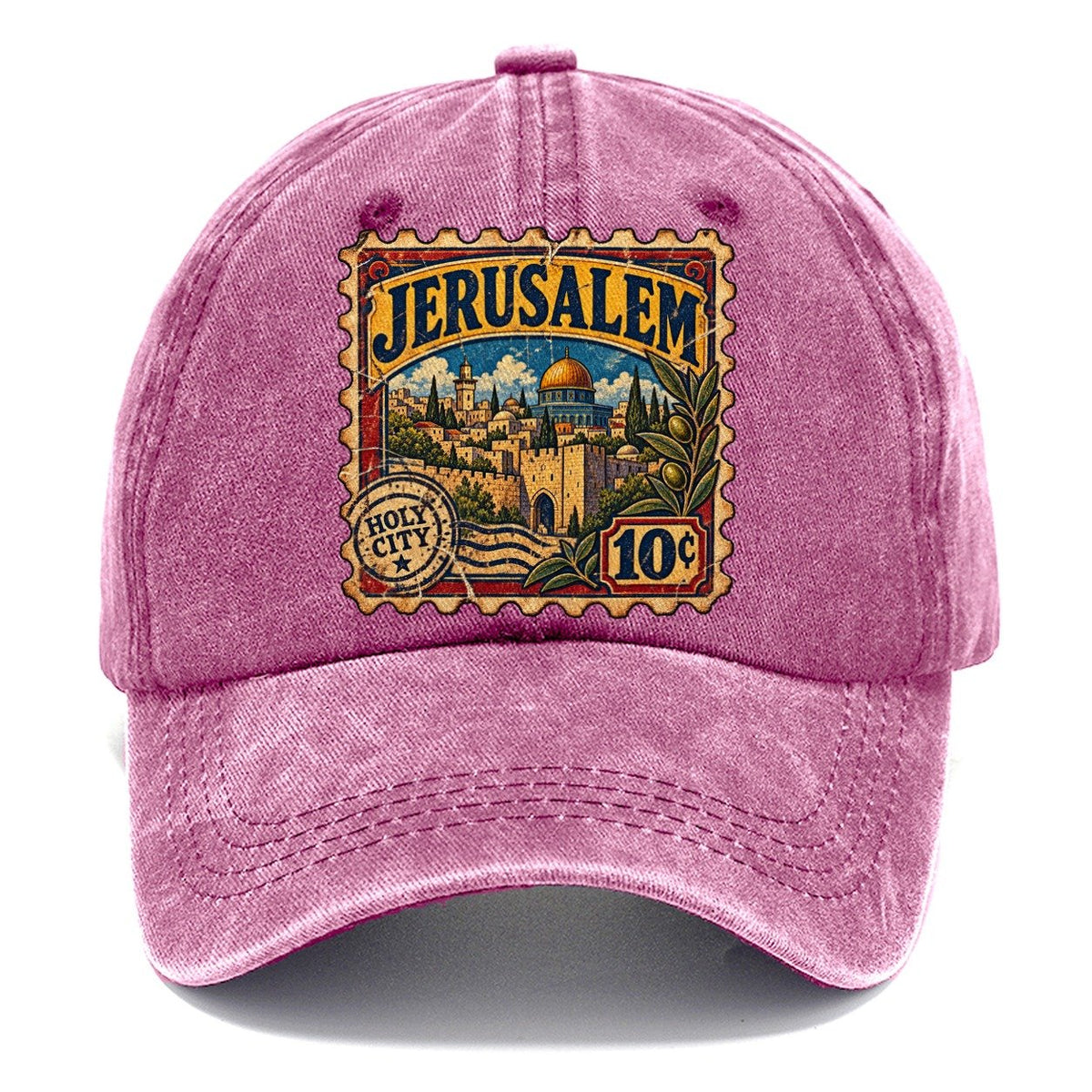 Jerusalem Postage Stamp Jerusalem Classic Cap – Dusty Rose