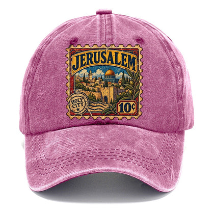 Jerusalem Postage Stamp Jerusalem Classic Cap – Dusty Rose
