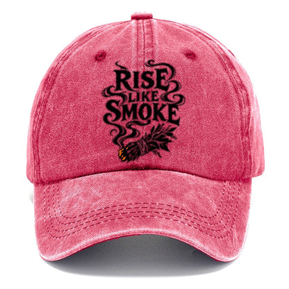 Rise Like Smoke Slogan Witch Magic Classic Cap – Pomegranate Blush