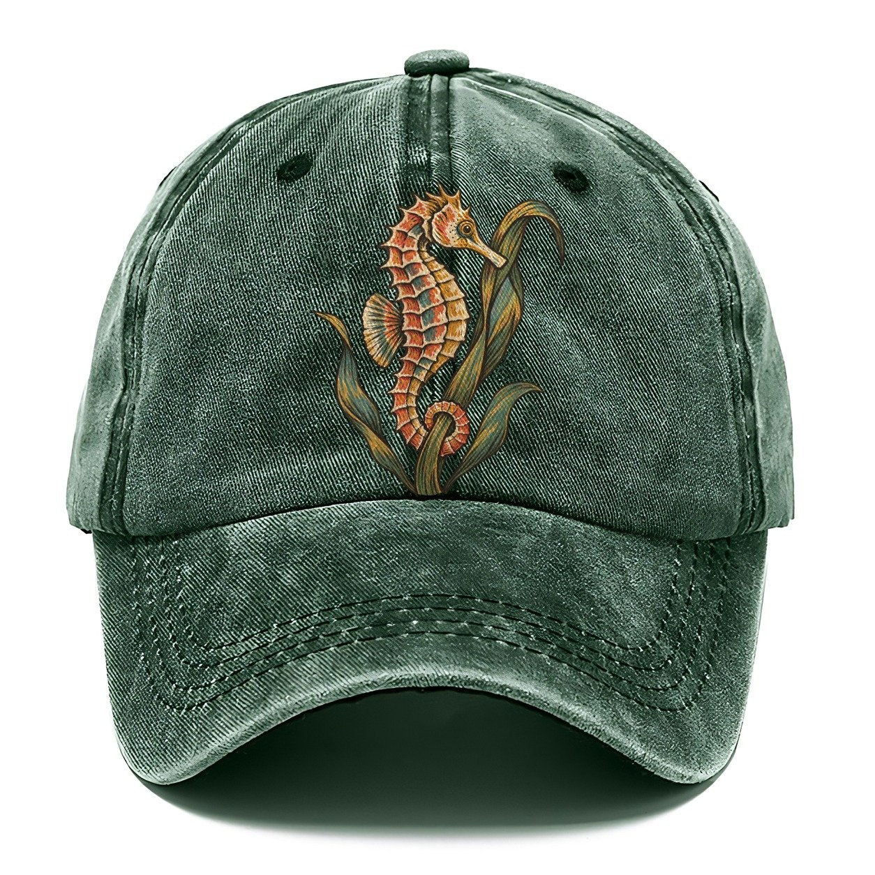 Seahorse Eelgrass Cradle Gentle Wild Classic Cap – Forest Mist