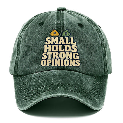 Small Holds Strong Opinions Rock Climbing Classic Cap – Forest Mist