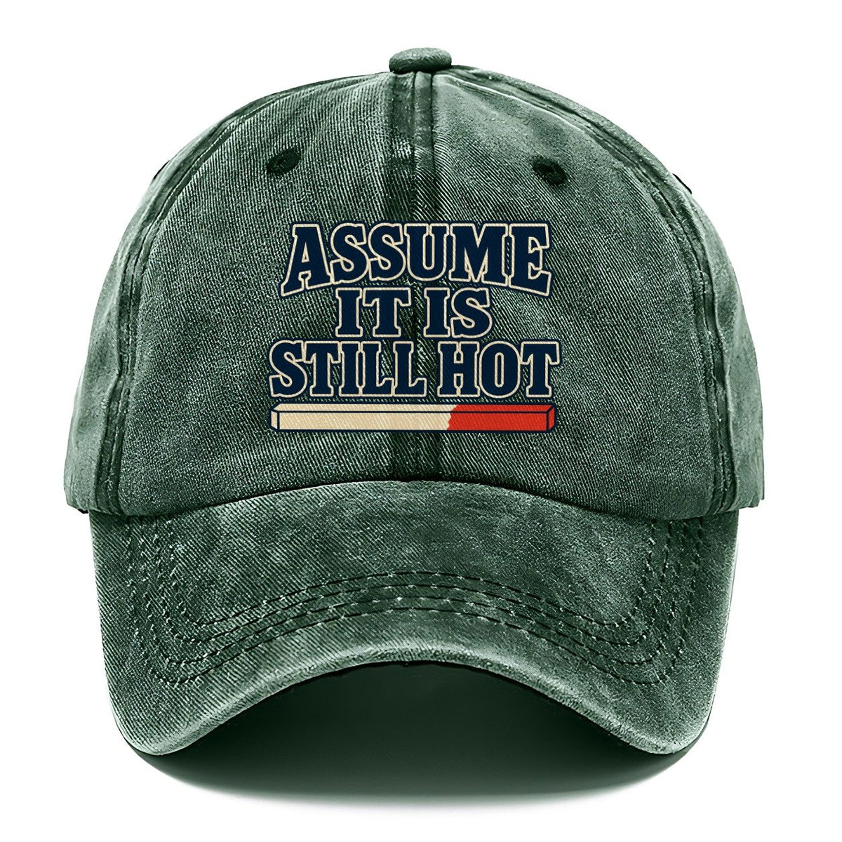 Assume It Is Still Hot Blacksmithing Classic Cap – Forest Mist