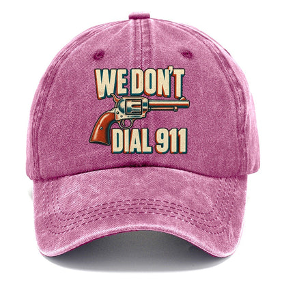Risograph Offset We Don't Dial 911 Classic Cap – Dusty Rose