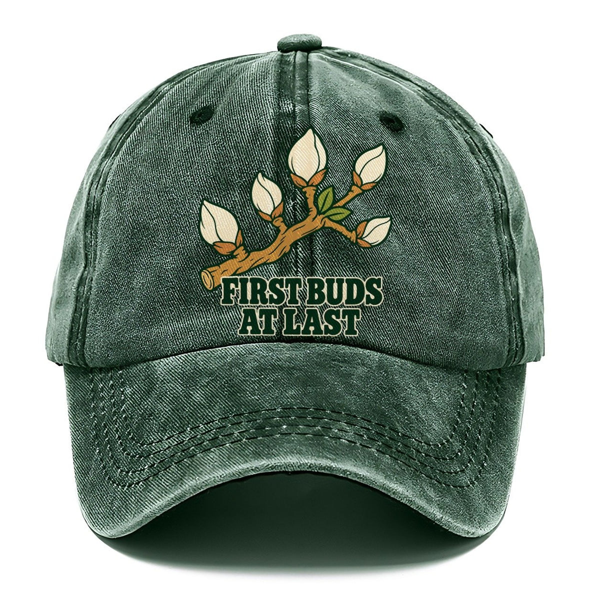 First Buds At Last Bonsai Classic Cap – Forest Mist