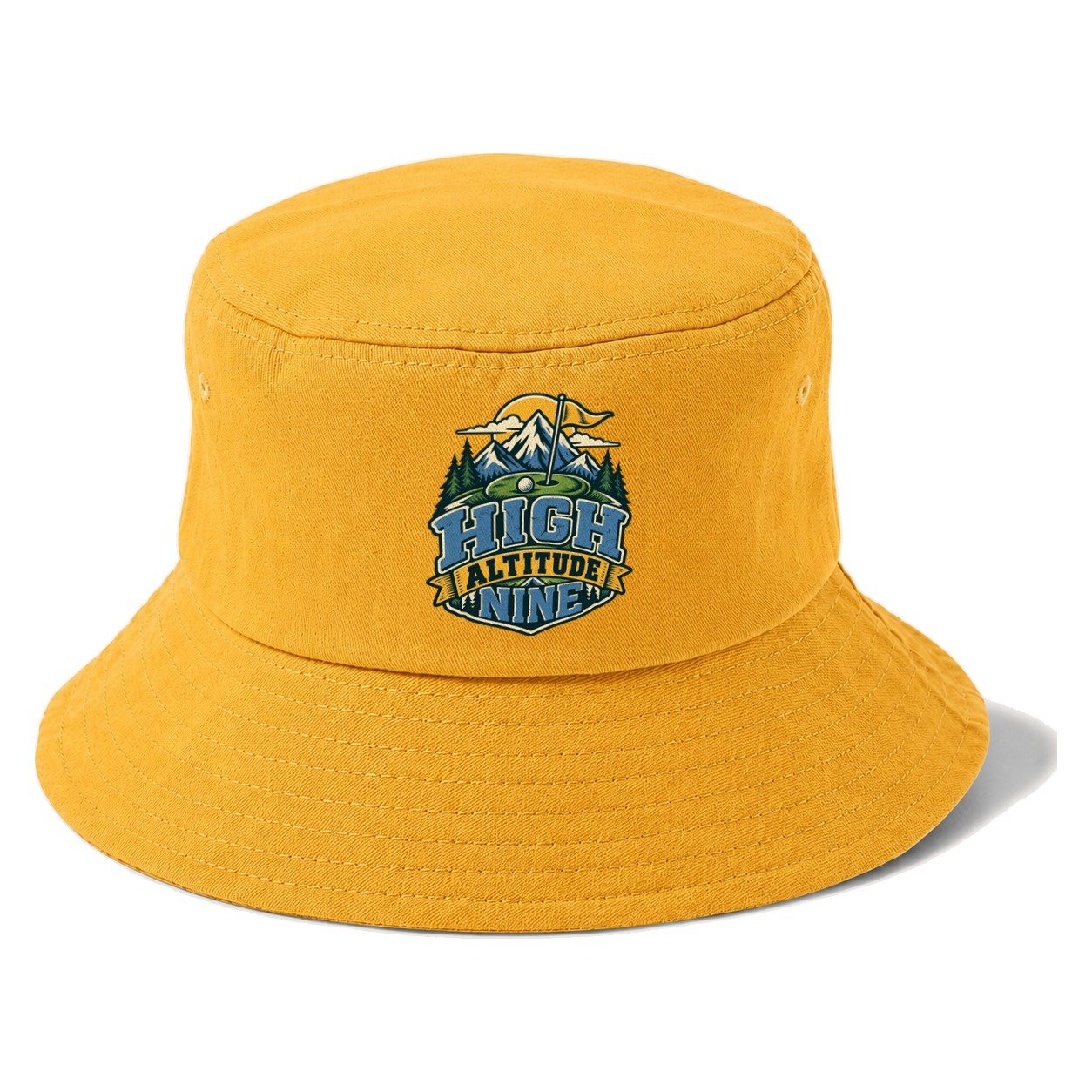High Altitude Nine Golf Life Bucket Hat – Golden Harvest
