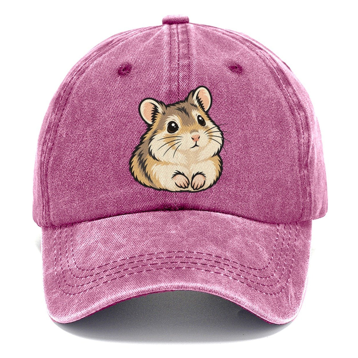 Dwarf Hamster Bright Ears Small Pet Logos Classic Cap – Dusty Rose