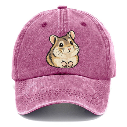 Dwarf Hamster Bright Ears Small Pet Logos Classic Cap – Dusty Rose