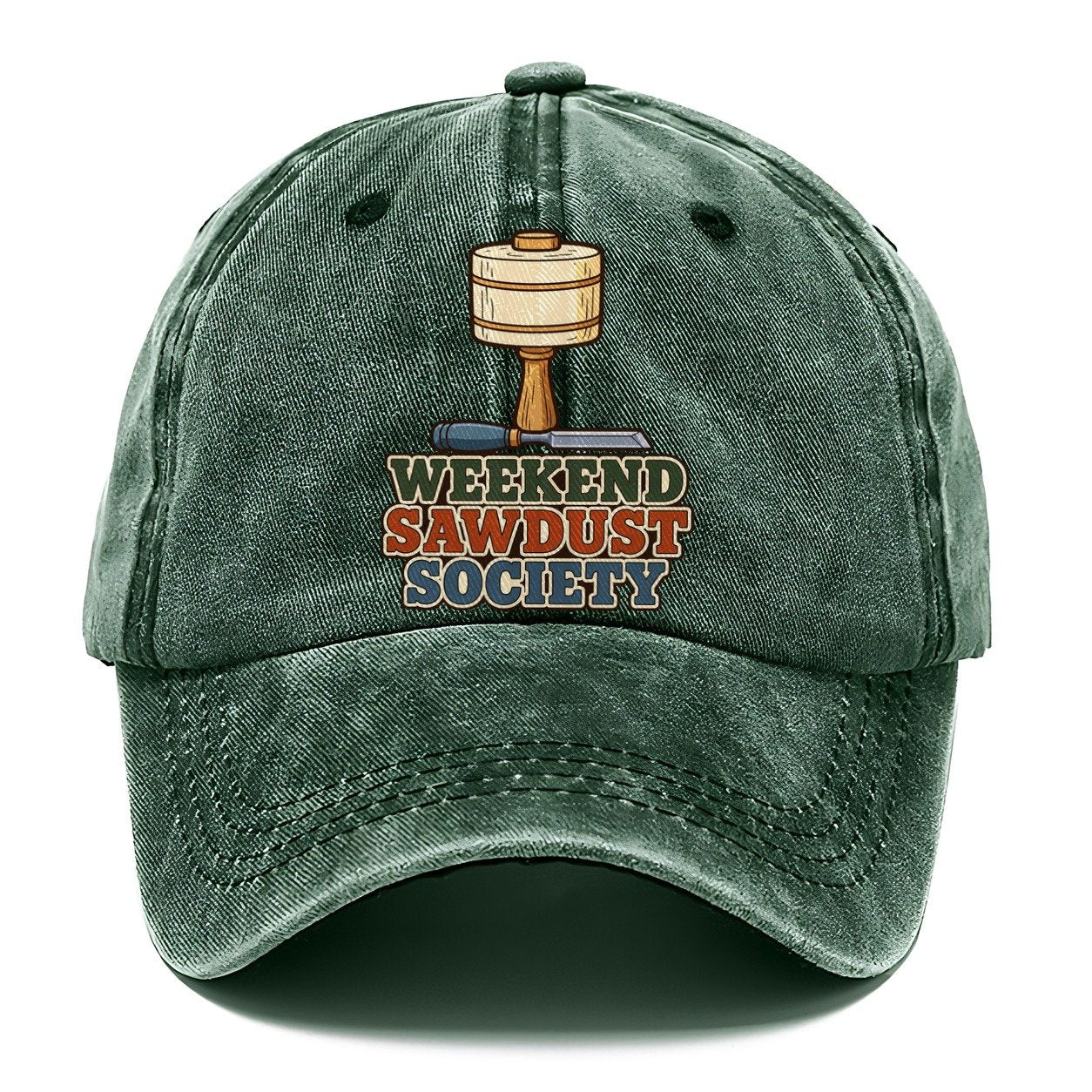 Weekend Sawdust Society Woodworking Classic Cap – Forest Mist