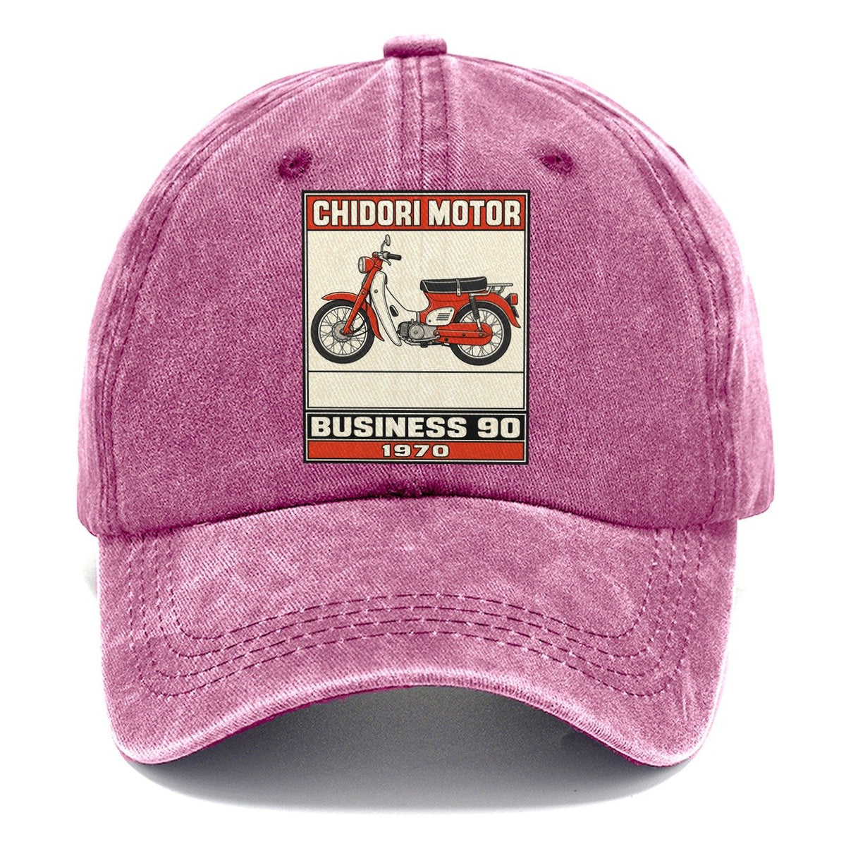 Chidori Business 90 Showa Speed Plates Classic Cap – Dusty Rose