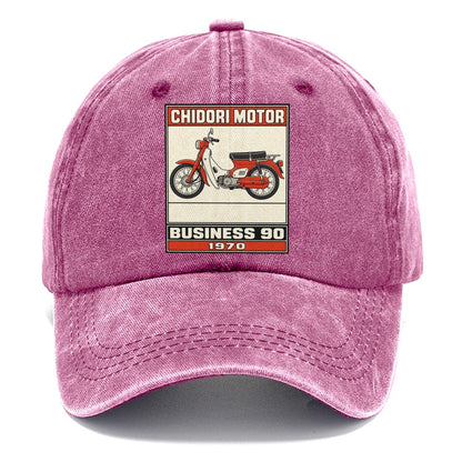 Chidori Business 90 Showa Speed Plates Classic Cap – Dusty Rose