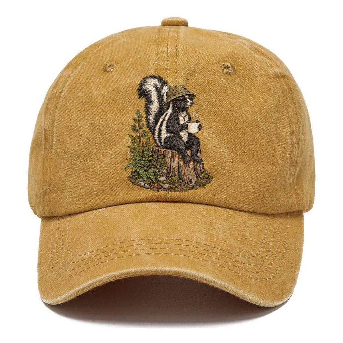 Skunk Campfire Slow Camp Club Classic Cap – Golden Harvest