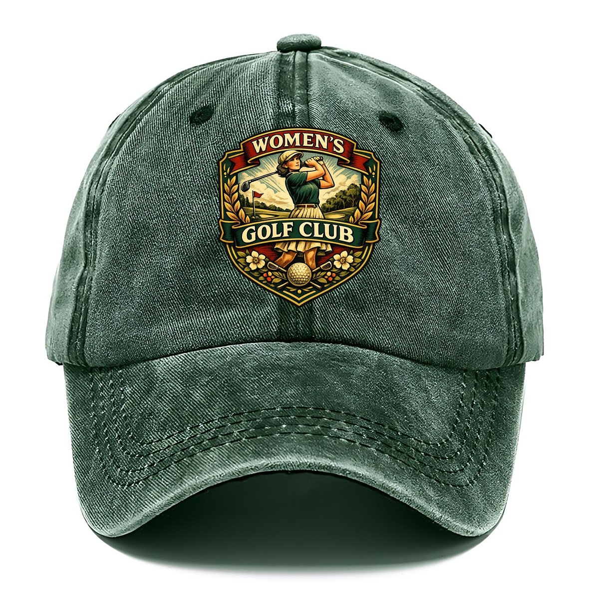 Womens Golf Club Classic Cap – Forest Mist