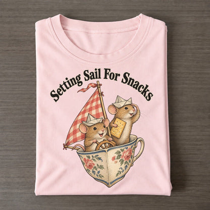 Setting Sail For Snacks Kerfuffle Club Classic T-shirt – Pink